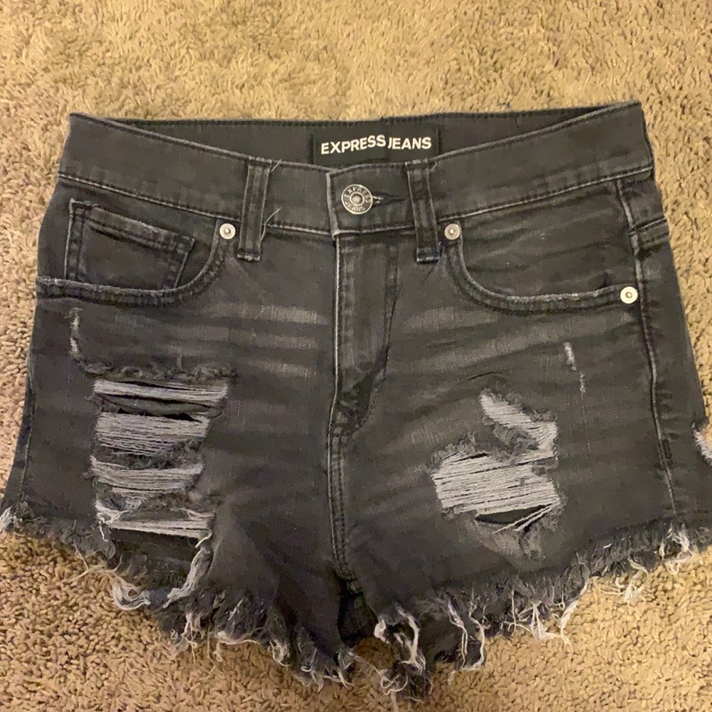 Express Denim Shorts